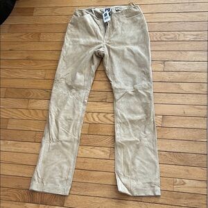 GAP Women's genuine suede Pants in Tan